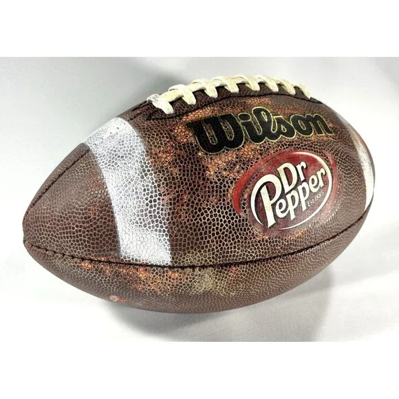 Wilson Full Size Football Dr.Pepper Collectible Promotion NCAA Football - Picture 2 of 10